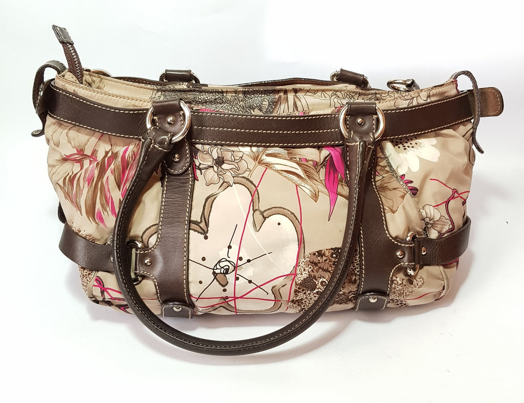 Salvatore Ferragamo Nylon Jungle Print Bag | Pre Loved |