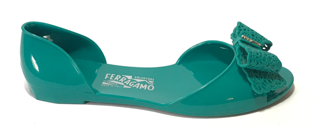Salvatore Ferragamo 'Preita' Jelly Flats | Like New |
