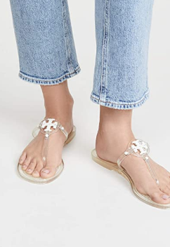 Tory Burch Clear Jelly Mini Miller Sandals | Gently Used |