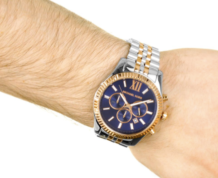 Michael Kors MK8412 Men's Lexington Two Toned Watch | Brand New |