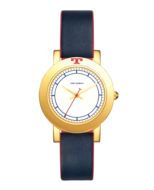 Tory Burch TBW6001 Red & Blue Watch | Gently Used |