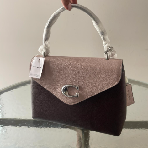 Coach Two-toned 'Tammie' Leather Shoulder Bag | Brand New |