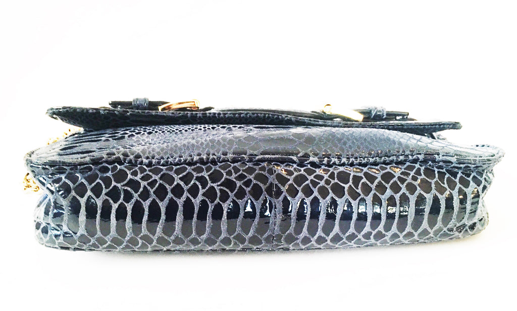 Michael Kors Snakeskin Leather Shoulder Bag | Gently Used |
