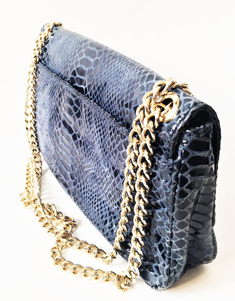 Michael Kors Snakeskin Leather Shoulder Bag | Gently Used |