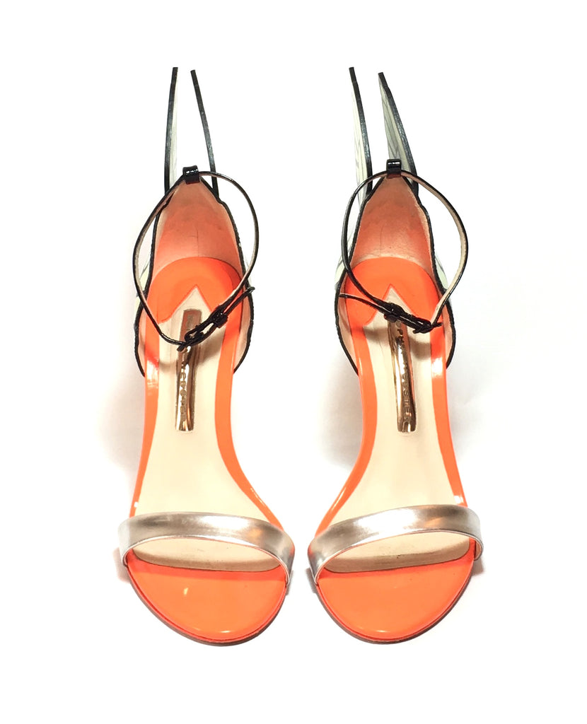 Sophia Webster 'Chiara Butterfly Wing' Mint Silver Heels | Gently Used |