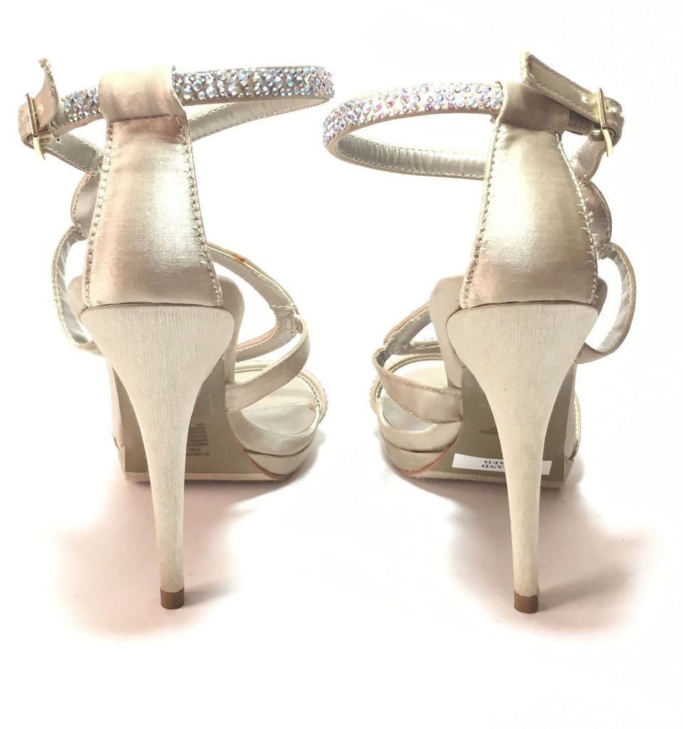 Steve Madden Champagne Rhinestone Heels | Like New |