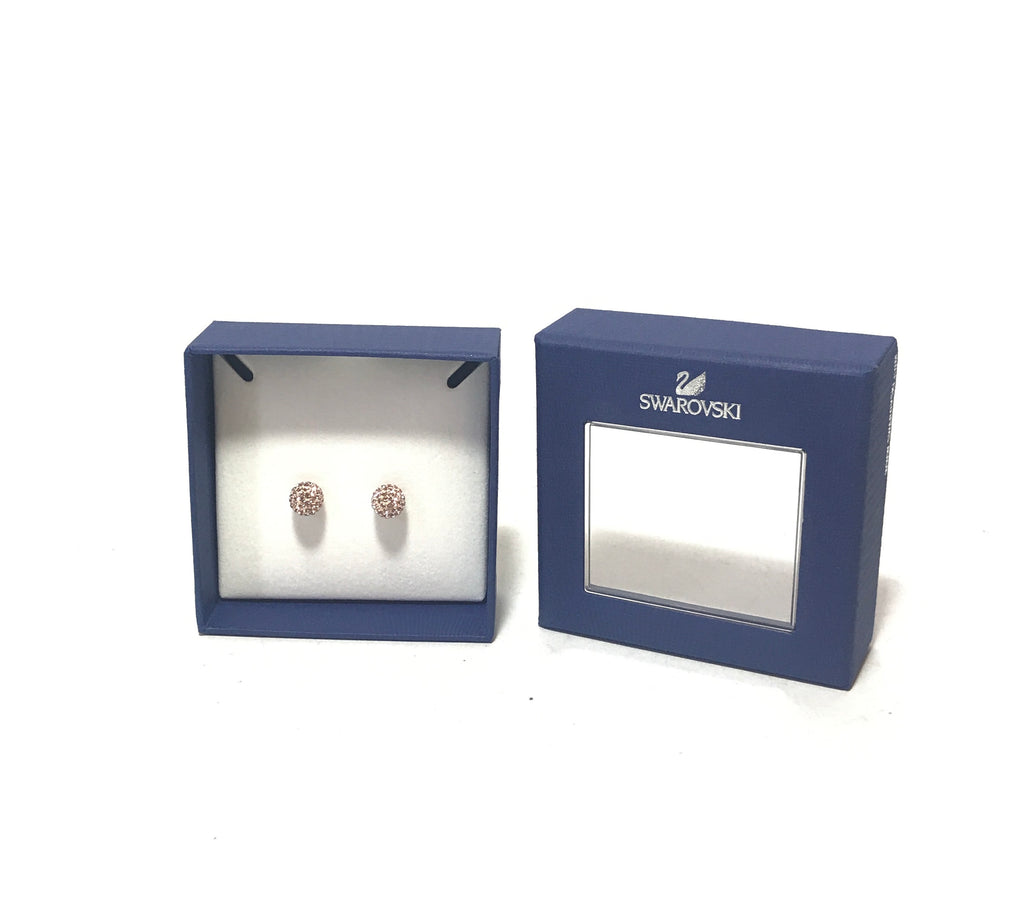 Swarovski Crystal & Rose Gold Studs | Brand New |