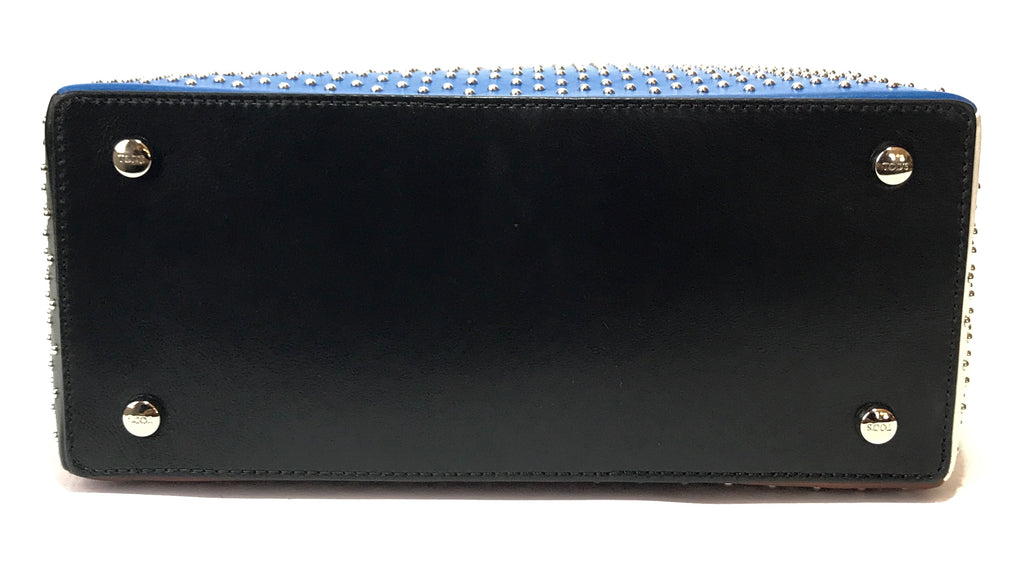 Tod's GOMMINO Multi Colour Micro Stud Leather Camera Bag | Like New |