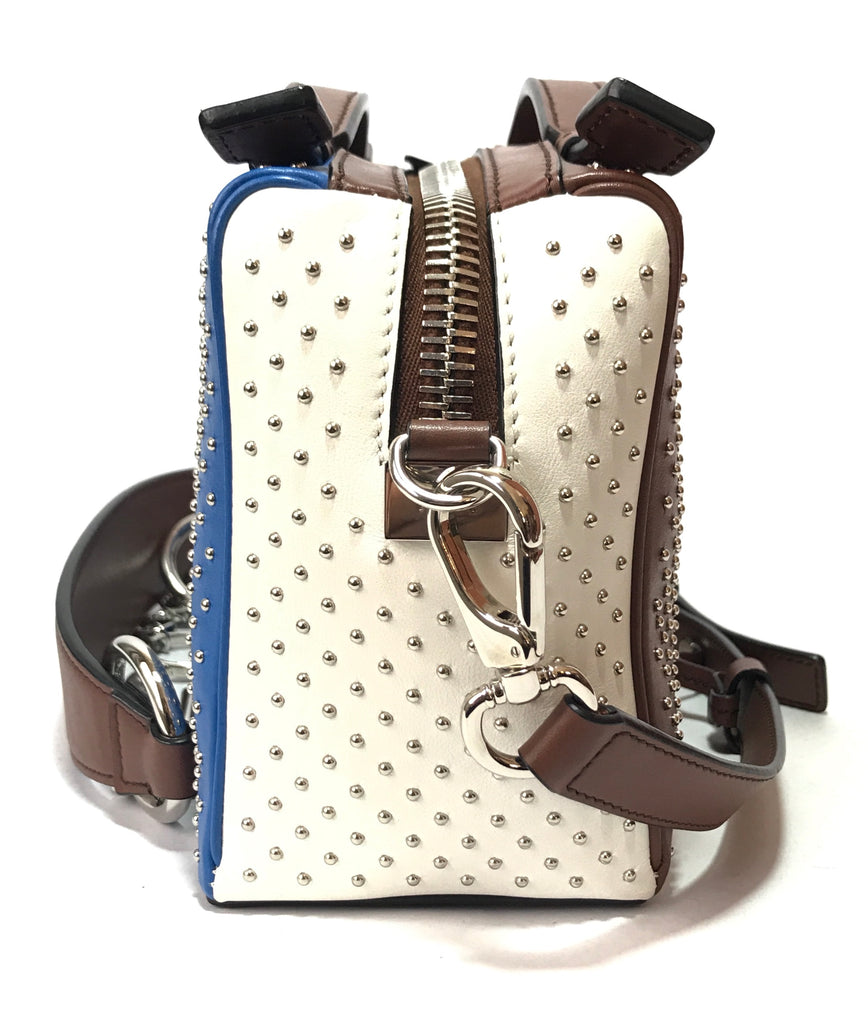 Tod's GOMMINO Multi Colour Micro Stud Leather Camera Bag | Like New |