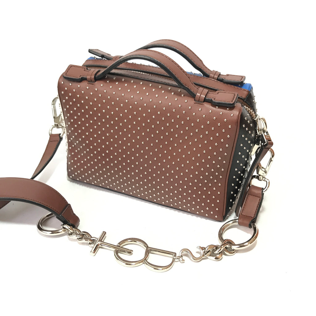 Tod's GOMMINO Multi Colour Micro Stud Leather Camera Bag | Like New |