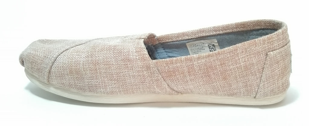 TOMS Beige Canvas Women's Classic Shoes | Like New |