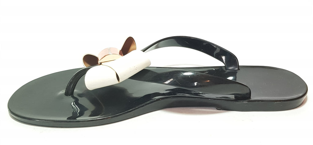 Ted Baker Black Bow Jelly Sandals Pre Loved Secret Stash