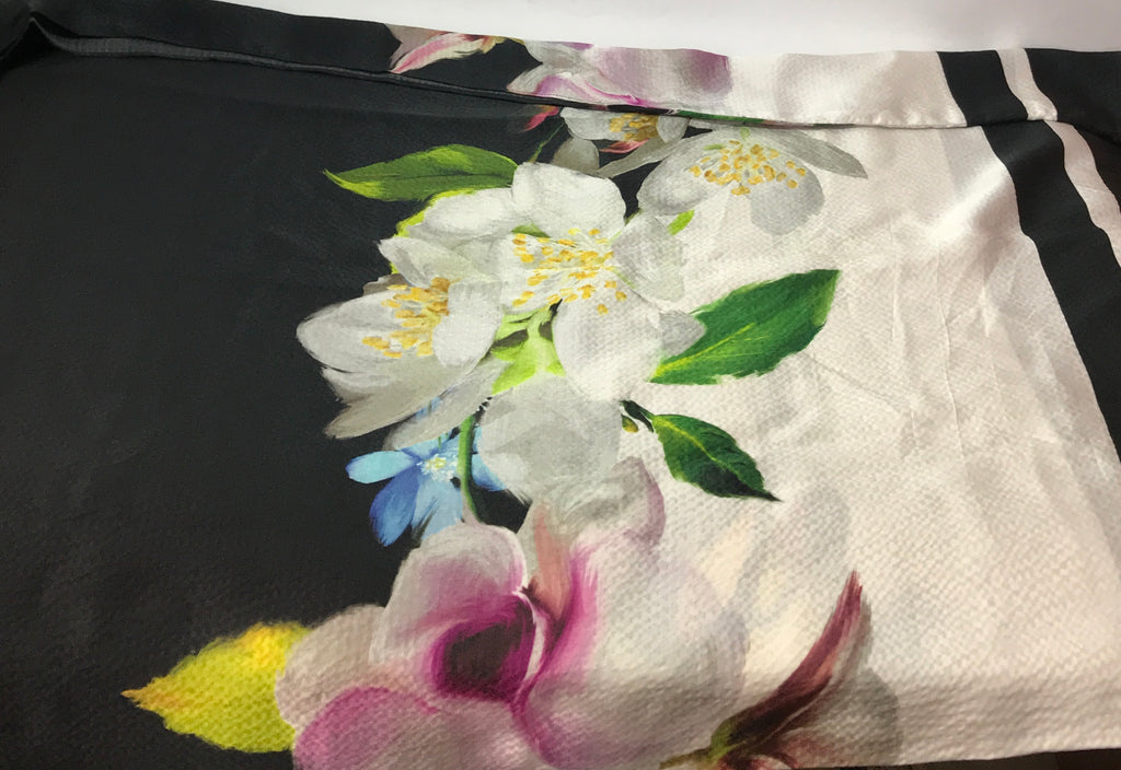Ted Baker 'Forget Me Not' Silk Cape Scarf | Brand New |