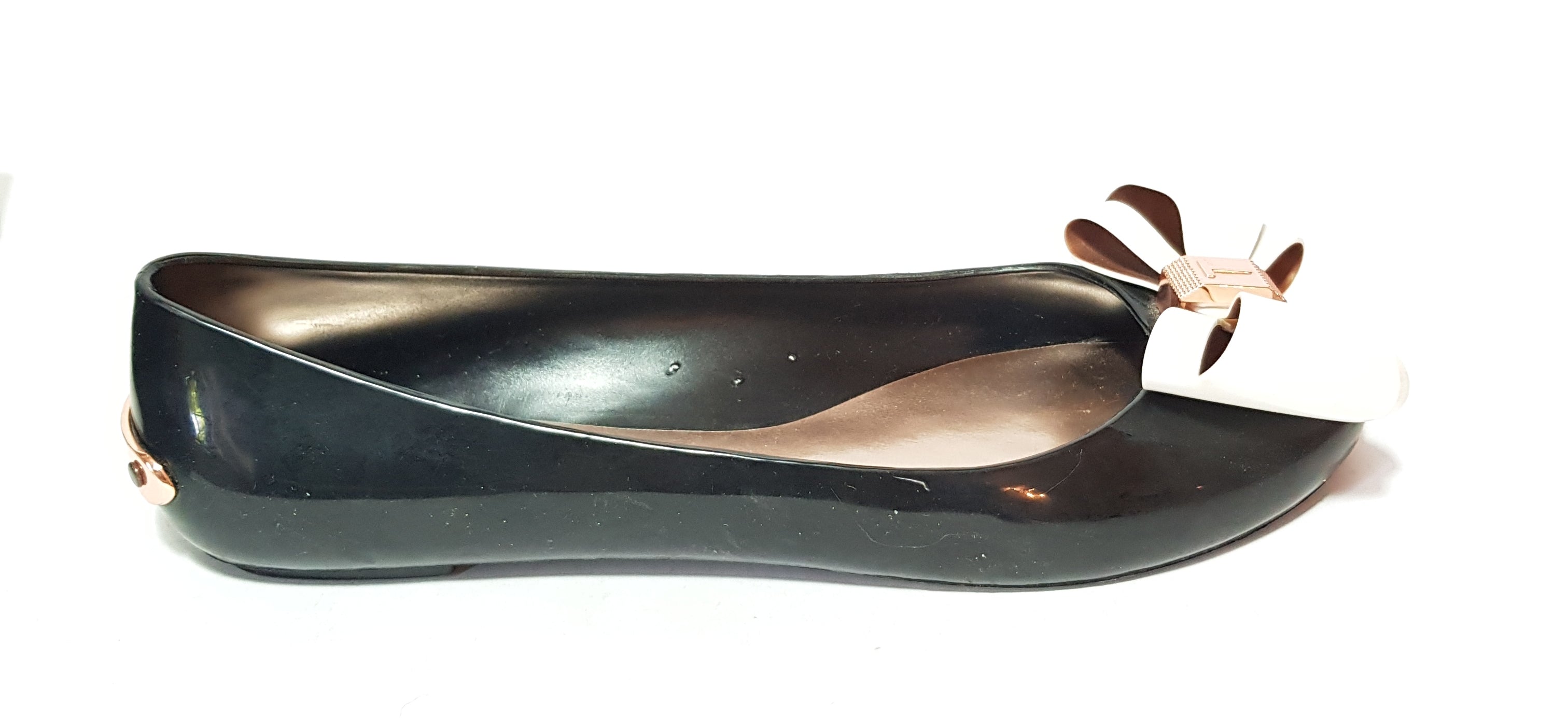 Ted Baker Julivia Bow Detail Jelly Ballet Flats Pre Loved Secret Stash