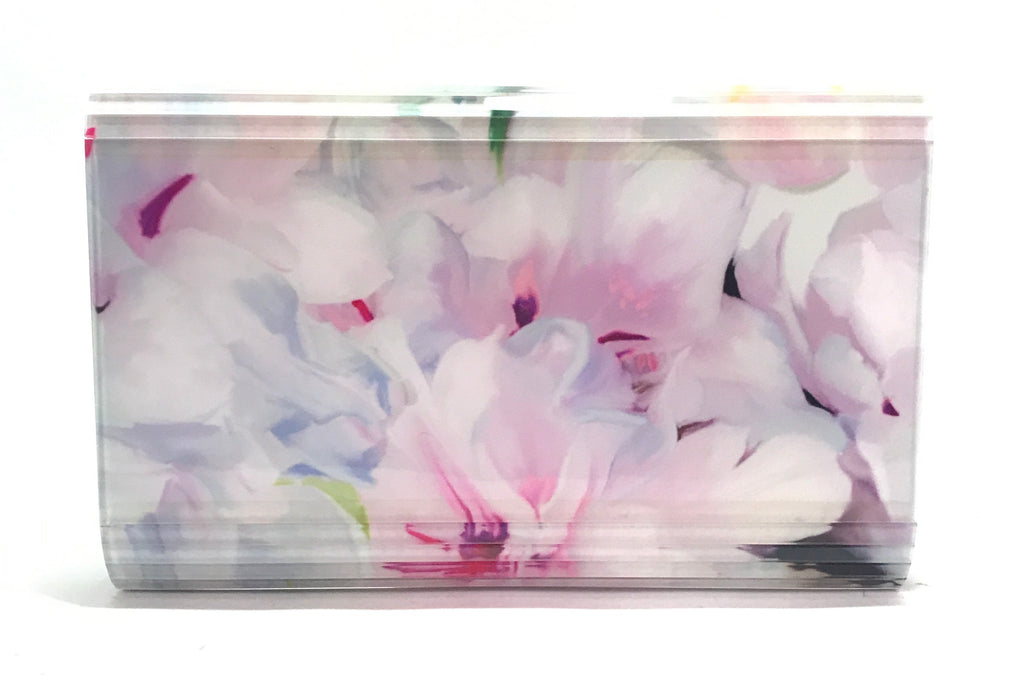 Ted Baker Floral Plastic Clutch Like New Secret Stash