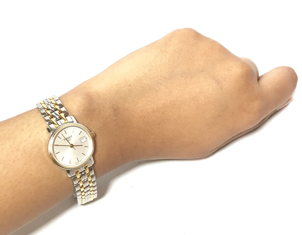 Tissot Gold & Silver Women's Stainless Steel Watch | Like New |