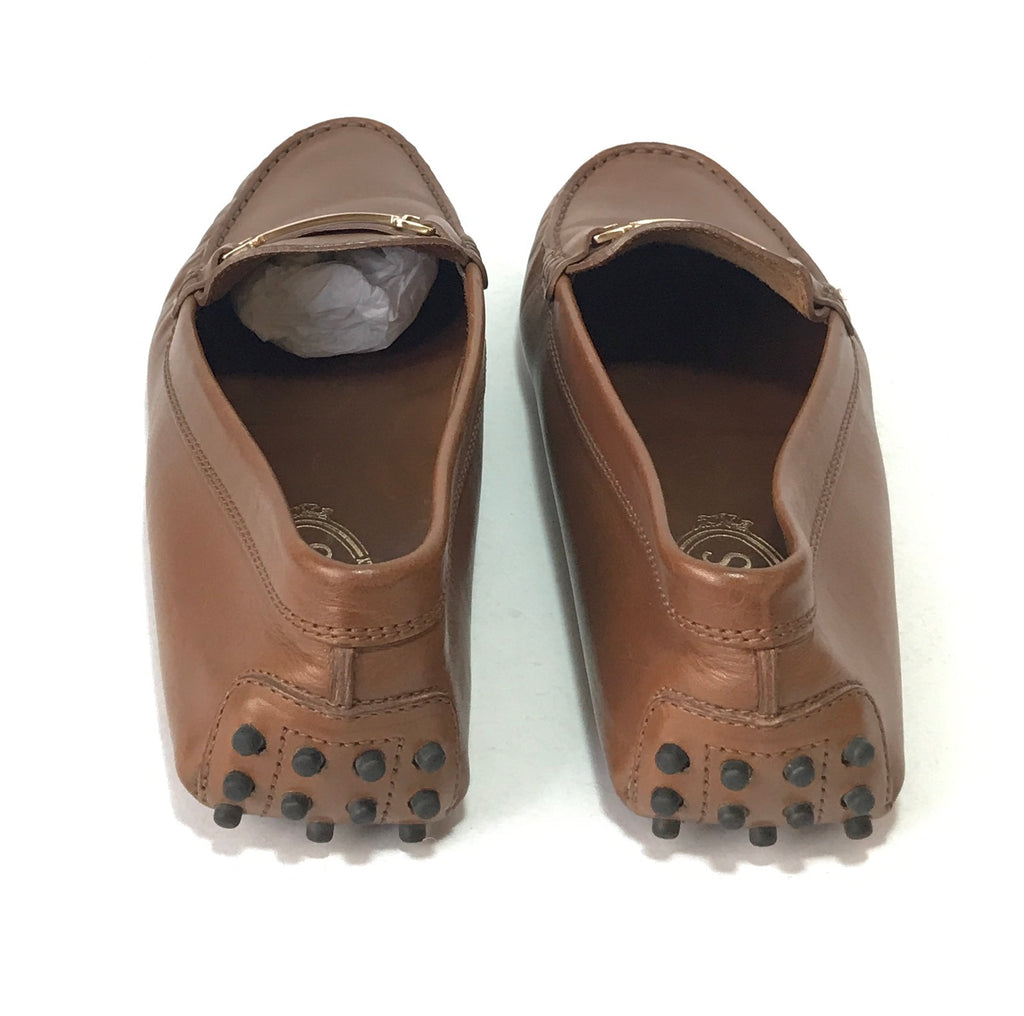 TOD'S Brown Leather Driver Loafers | Pre Loved |
