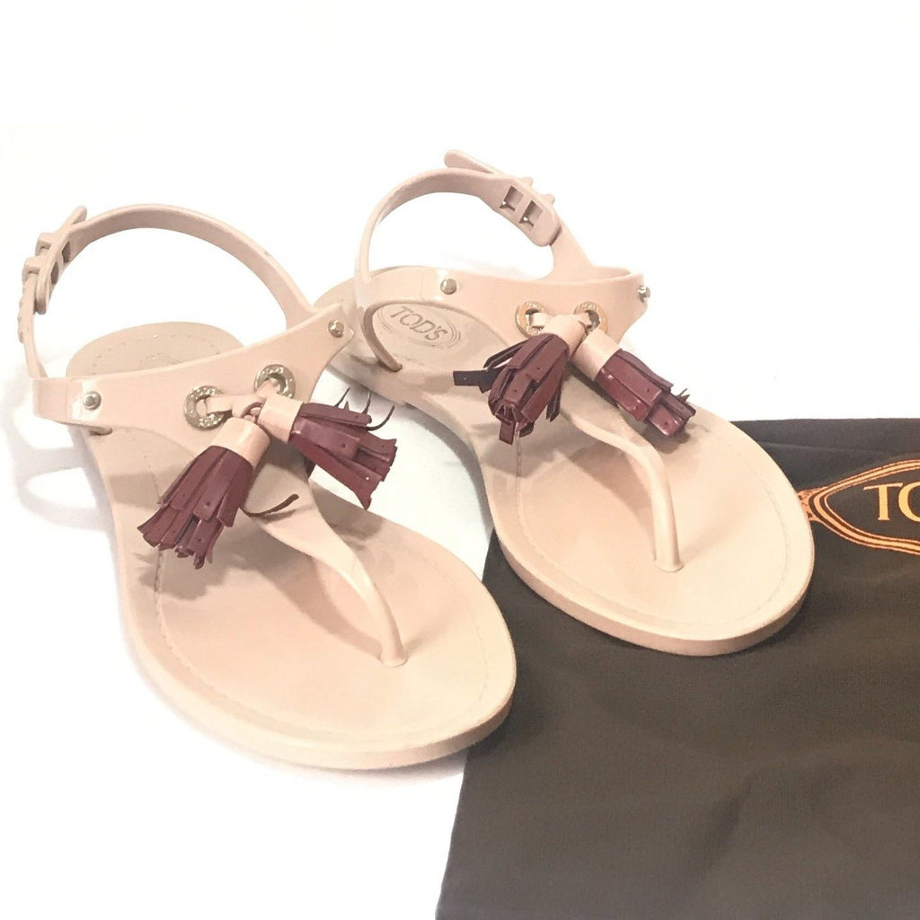 Tods shop jelly sandals