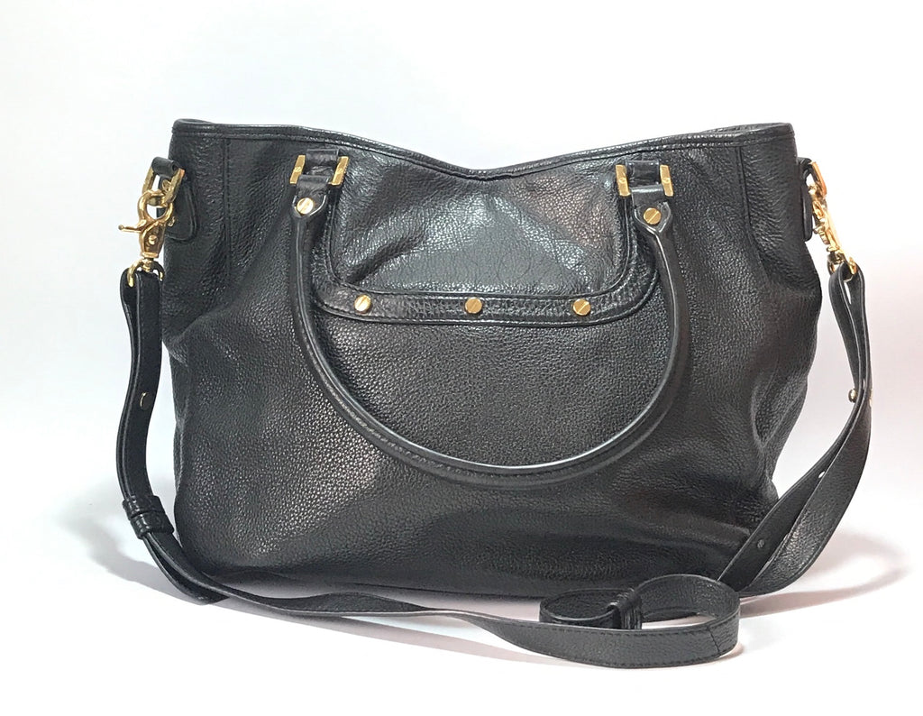 Tory Burch 'AMANDA' Black Leather Tote | Pre Loved |