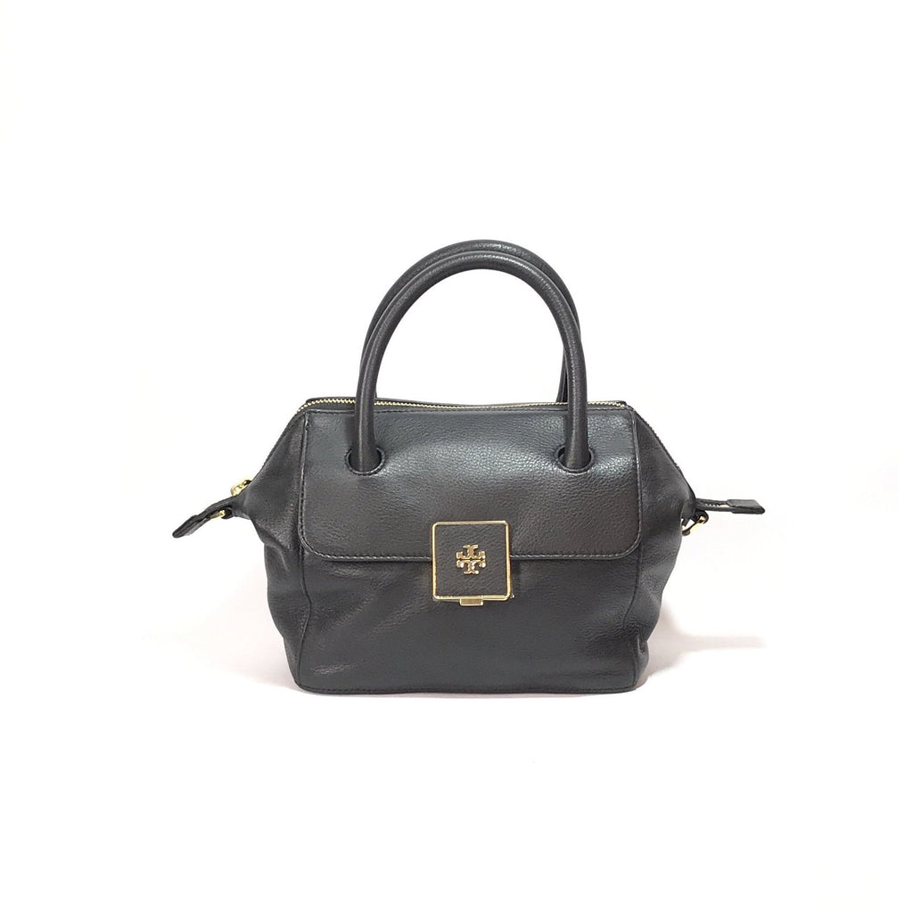Tory Burch CLARA Black Leather Mini Bag | Like New |