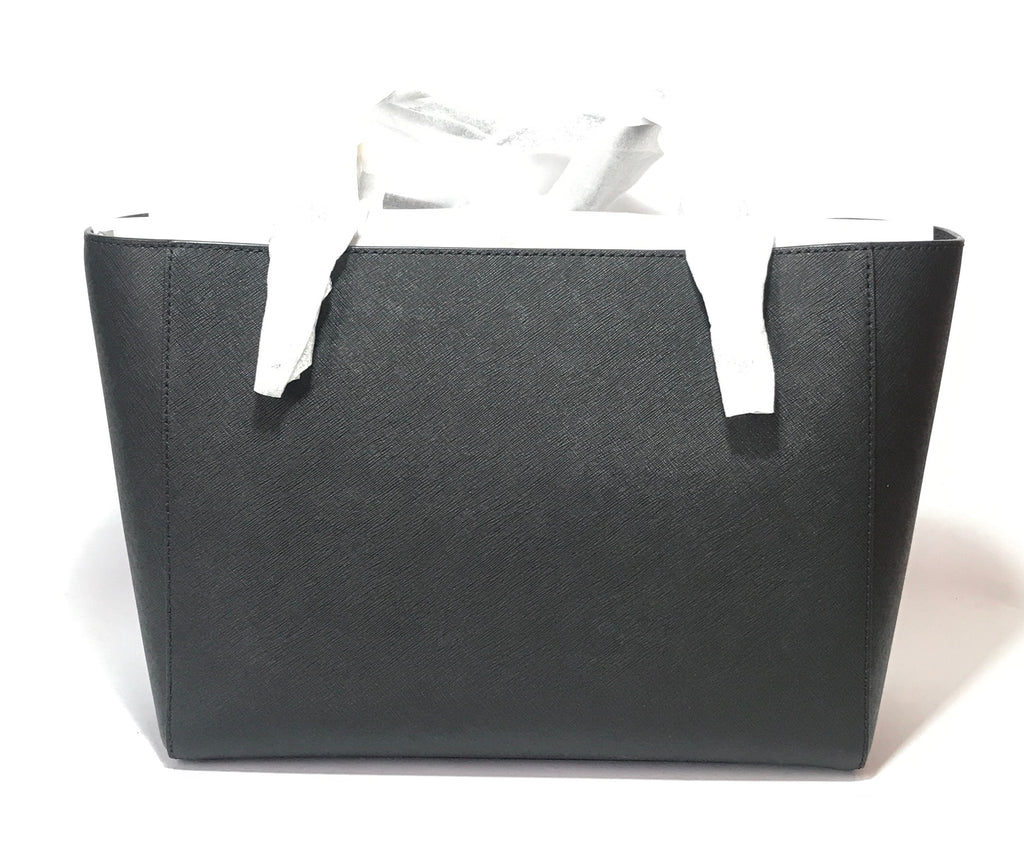Tory Burch Black 'Emerson Buckle' Small Leather Tote | Brand New |