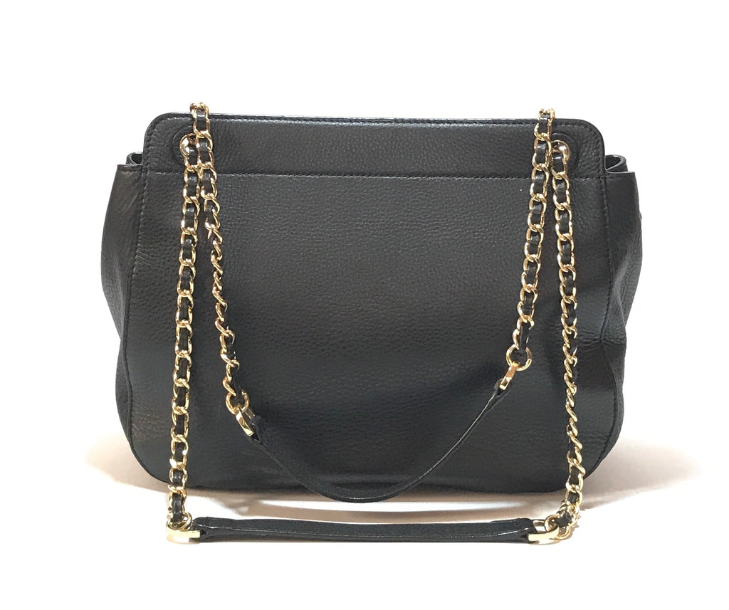 Tory Burch Black 'Bryant' Quilted Leather Shoulder Bag | Gently Used |