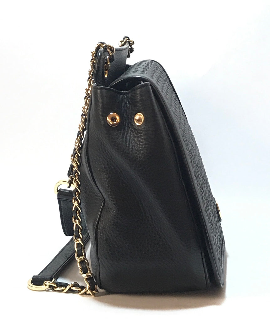 Tory Burch Black 'Bryant' Quilted Leather Shoulder Bag | Gently Used |