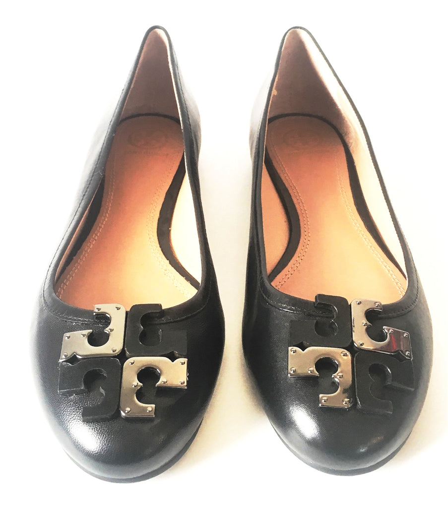 Tory Burch Black 'Lowell' Ballet Flats | Like New |