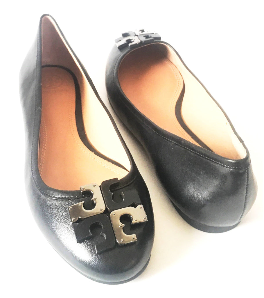Tory Burch Black 'Lowell' Ballet Flats | Like New |