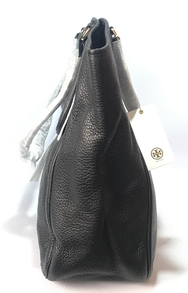 Tory Burch Black Leather 'AMANDA' Shoulder Bag | Brand New |