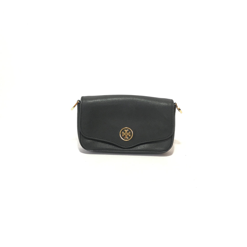 Tory Burch Black Leather Mini Bag | Gently Used |