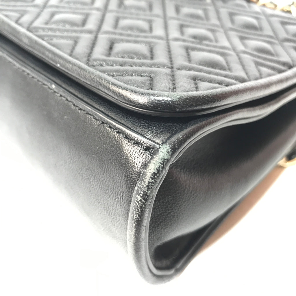 Tory Burch Black Small Quilted Shoulder Bag | Pre Loved |