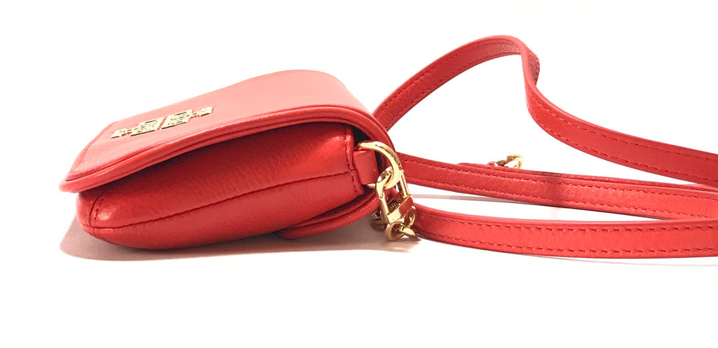 Tory Burch BRITTEN Mini Orange Cross Body Bag | Like New |