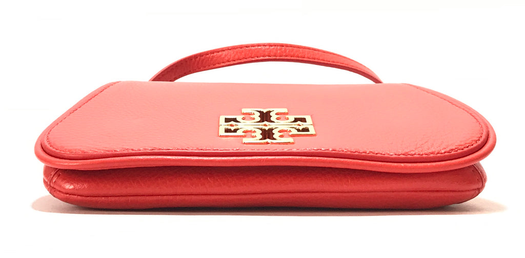 Tory Burch BRITTEN Mini Orange Cross Body Bag | Like New |