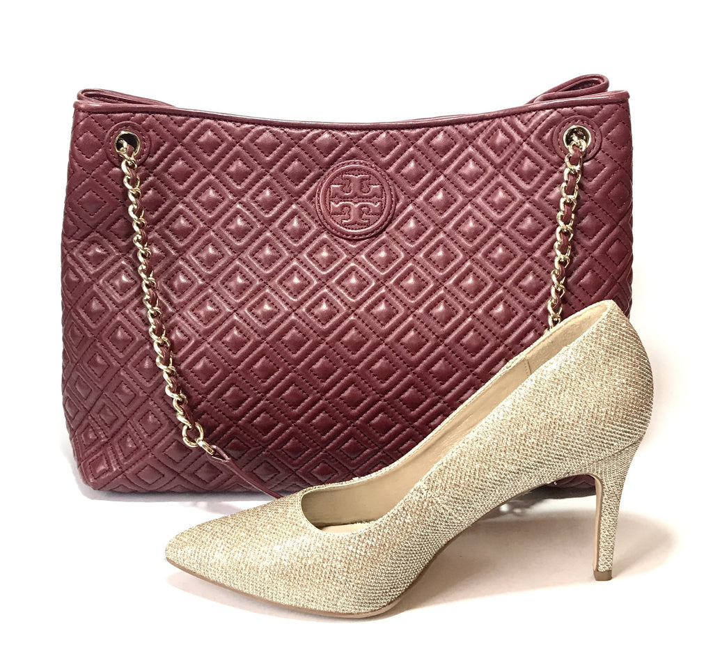 Tory Burch Marion Quilted Shoulder Bag | Pre Loved |