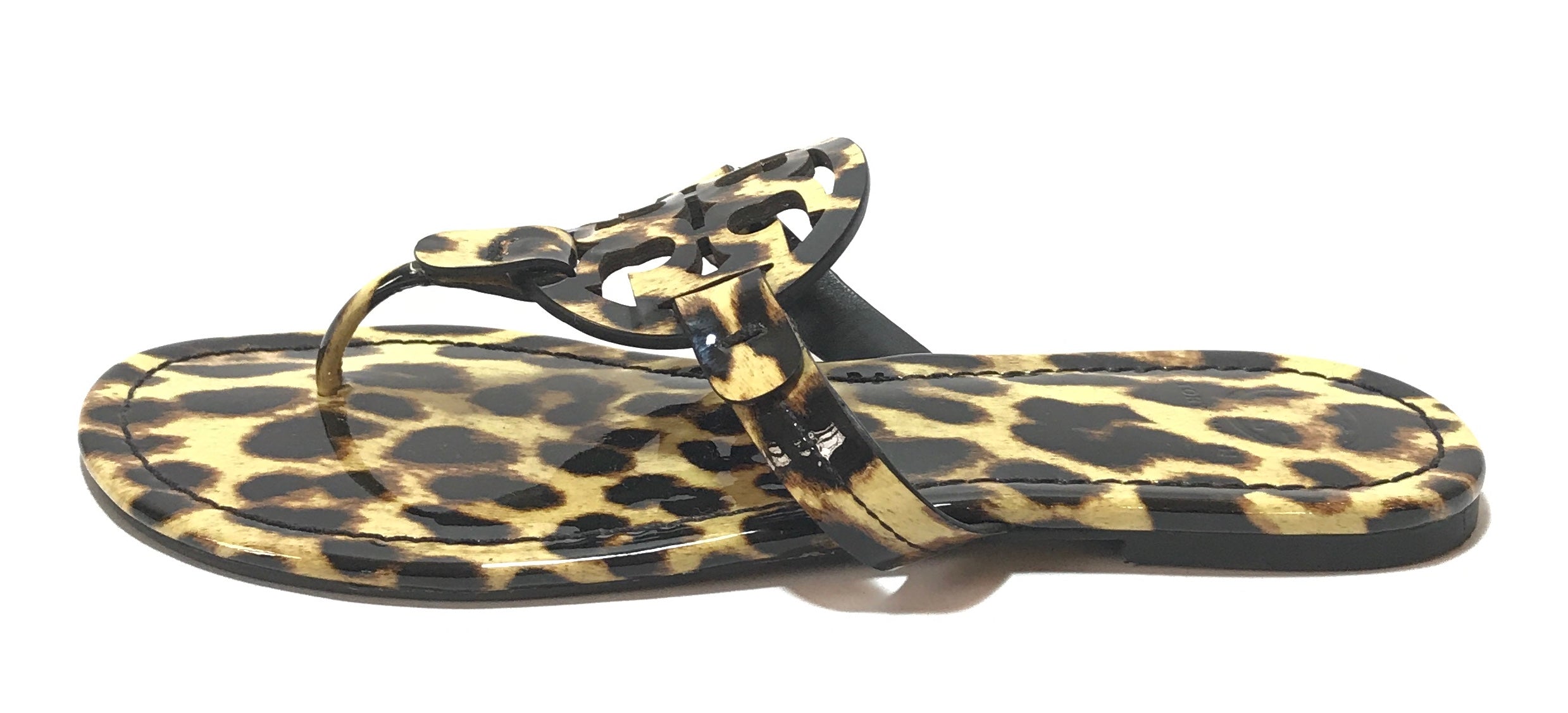 Tory burch women's miller leopard print thong sandals cheap