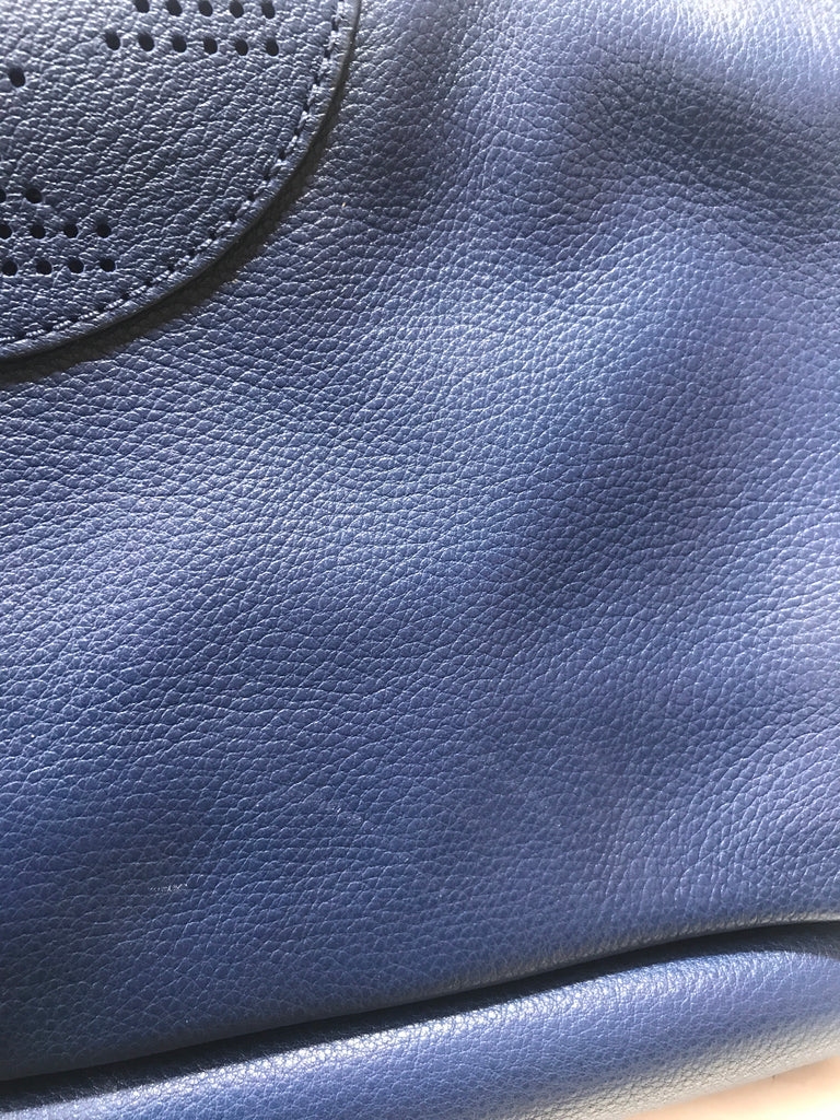 Tory Burch Blue 'Kipp' Foldover Messenger Bag | Gently Used |