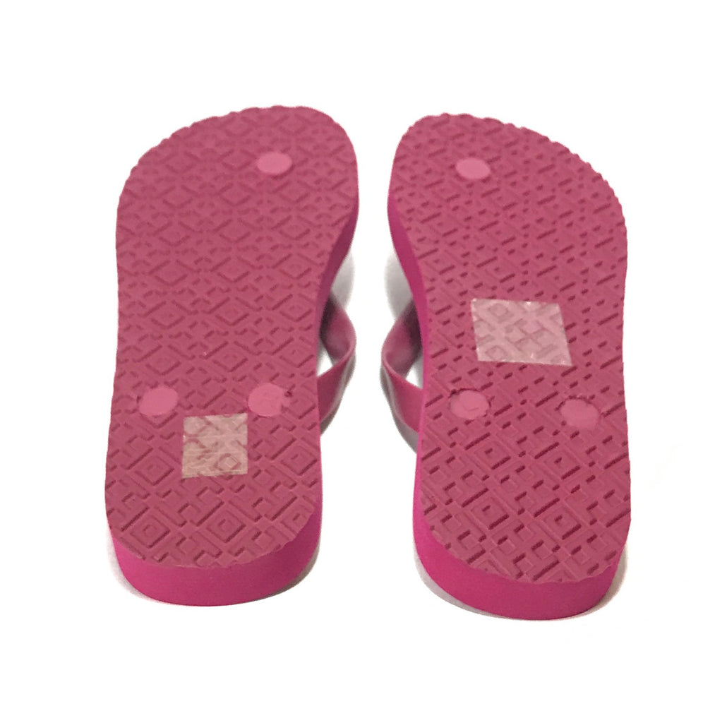 Tory Burch Pink Rubber Flip Flop Sandals | Brand New |