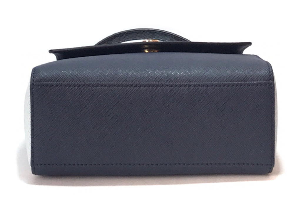 Tory Burch 'Robinson' Mixed Material Small Top Handle Satchel | Like New |