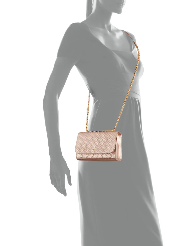Tory burch rose gold crossbody outlet