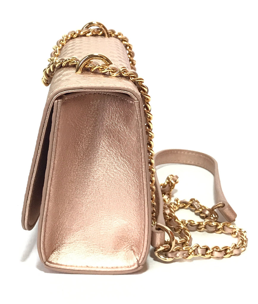 Tory burch top rose gold crossbody