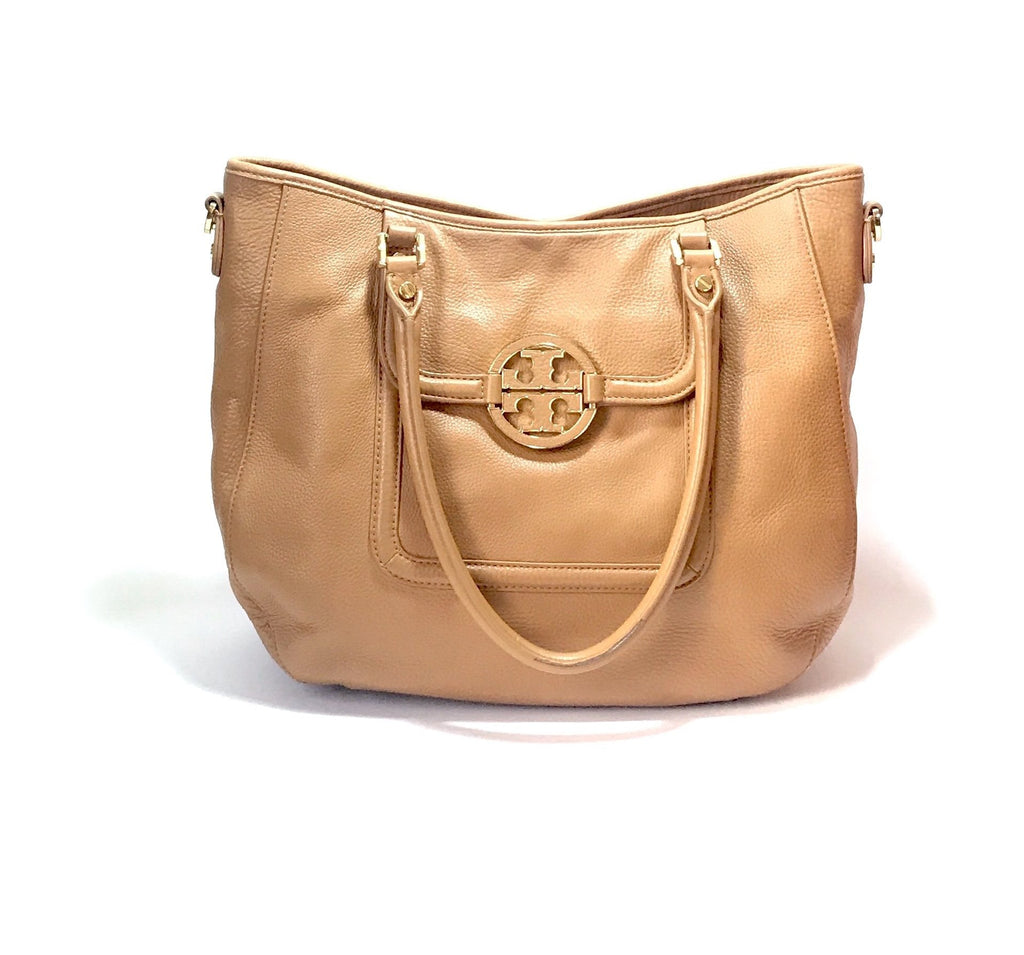 Tory Burch 'AMANDA' Tan Leather Tote | Gently Used |
