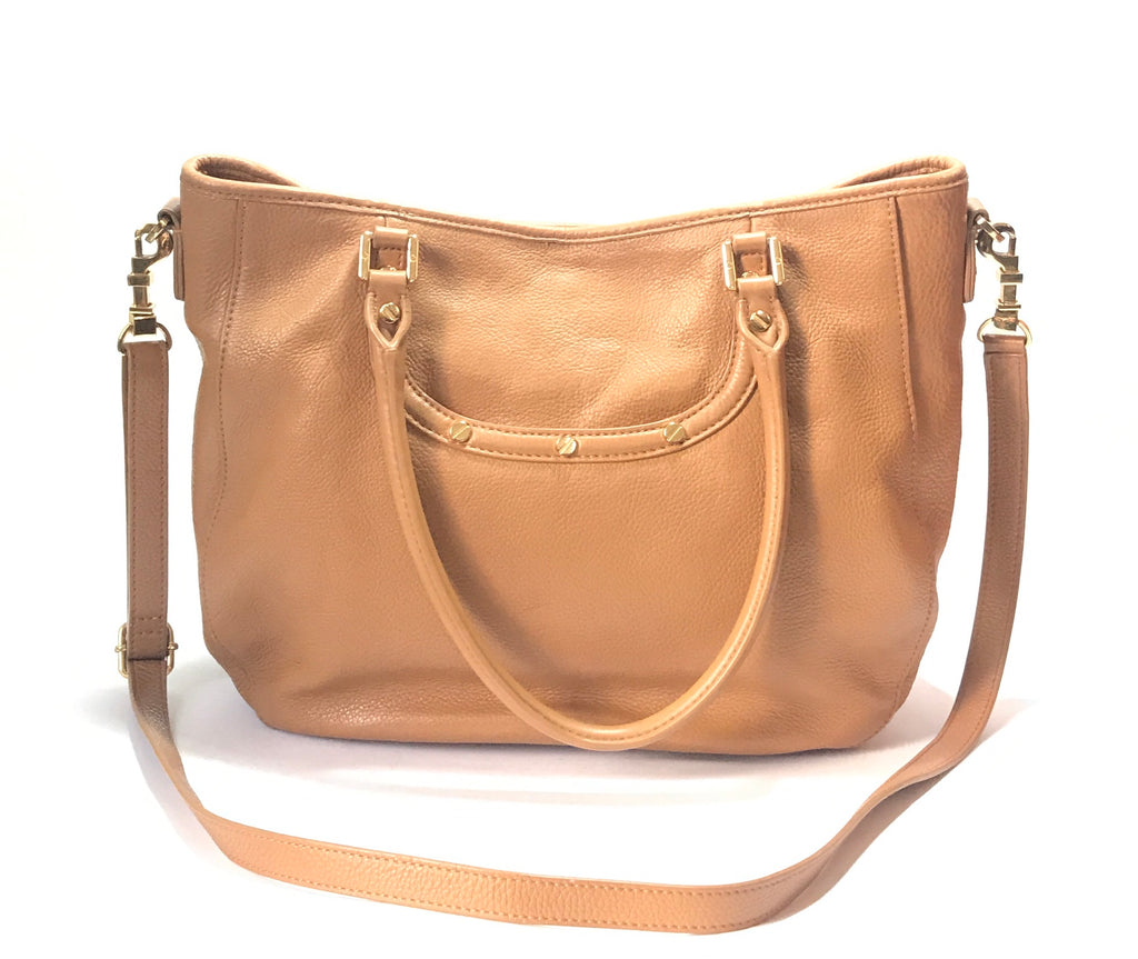 Tory Burch 'AMANDA' Tan Leather Tote | Gently Used |