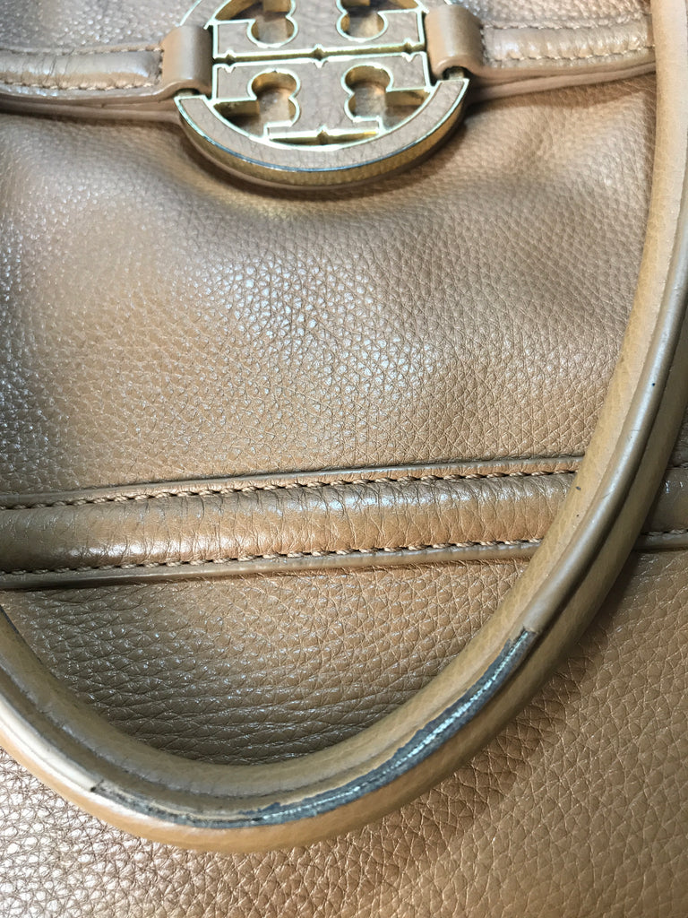 Tory Burch 'AMANDA' Tan Leather Tote | Gently Used |