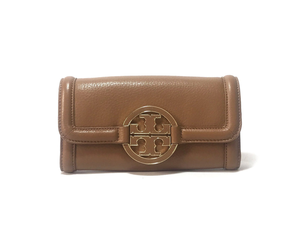 Tory Burch Tan 'Amanda' Envelope Flap Wallet | Gently Used |