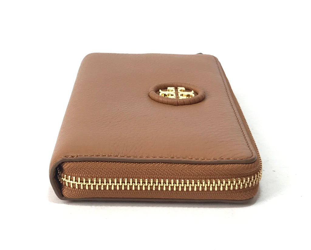 Tory Burch 'Whipstitch Logo' Zip Continental Wallet | Gently Used |