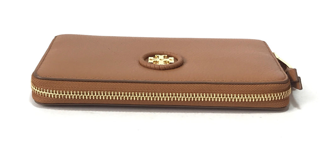 Tory Burch 'Whipstitch Logo' Zip Continental Wallet | Gently Used |