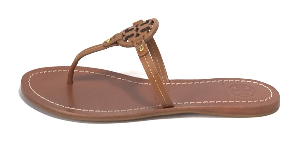 Tory Burch Tan 'Miller' Leather Sandals | Brand New |
