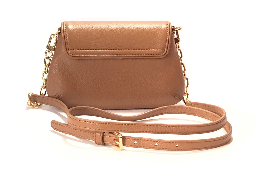 Tory Burch BRITTEN Mini Tan Cross Body Bag | Like New |