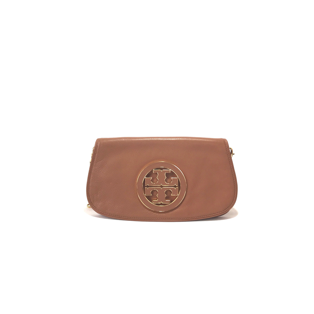 Tory burch hotsell tan clutch